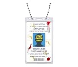 Dexter ID Card Prop Customizable Identification PVC Badge