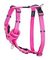 Rogz Utility Control Padded Chest Dog Harness with Two Point Steering Pink Large
