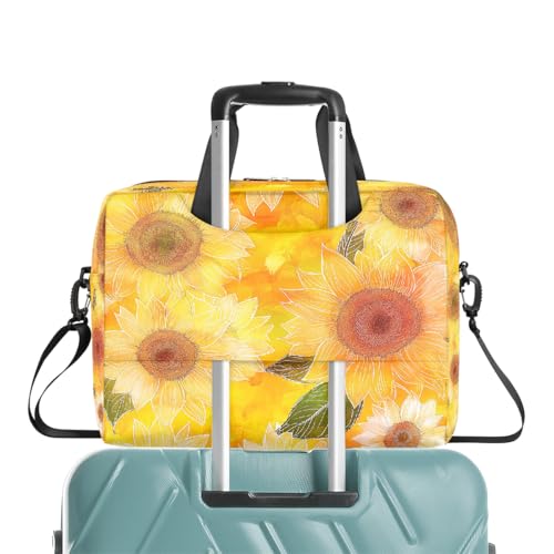 Bolso para laptop 15.6 pulgadas con patrón girasoles miniatura 7