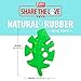 Jeffers Pet Natural Rubber Dog Chew Toy – Green Leaf Shape, Medium – Vanilla Scent, Durable, Non-Toxic, Dishwasher Safe, Interactive Fetch & Tug Toy - Perfect for Play, Training at Home