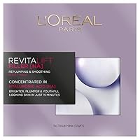L'Oréal Paris Revitalift Filler [HA] Replumping and Smoothing Sheet Mask Multi-Pack 5x35g