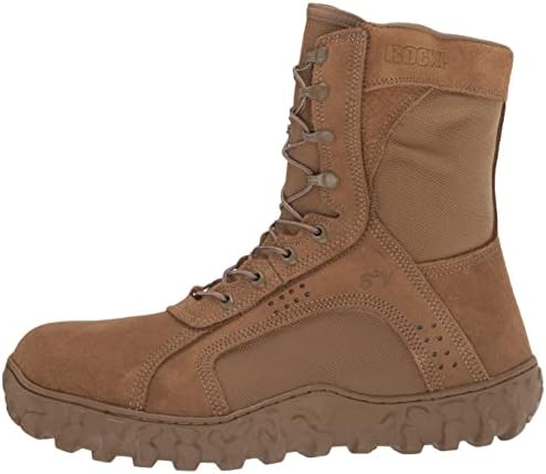 Rocky Men's 8 Inch S2v Protective Toe 6104 Steel Toed Work Shoe,Coyote Brown,12 M US | Image 7