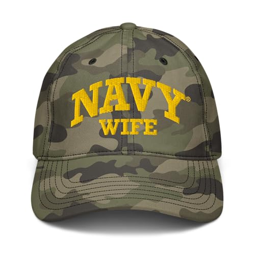 United States Navy Wife Adjustable Baseball Hat miniatura 2