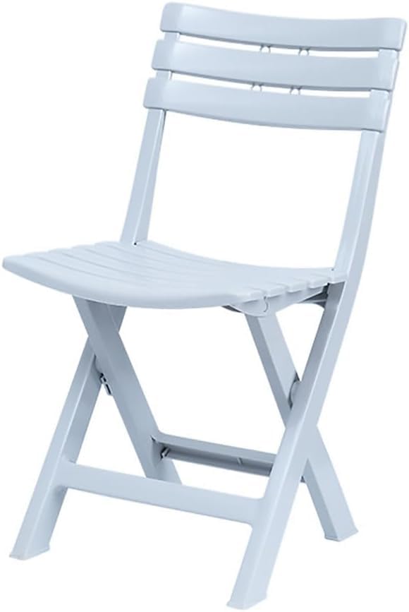Amazon.co.jp: ホワイト折りたたみ椅子 4 パック、プラスチック製