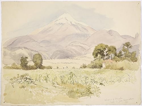 Affiche en Toile Volcan Orizaba décoration murale artistique de 60x90cm