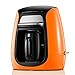 LVYE1 MRMF Maquina De Cafe, Cafetera De Goteo, 1 Taza, con Función Antigoteo, Compatible con Posos De Café Cafetera con Filtro Reutilizable, 300W,Naranja