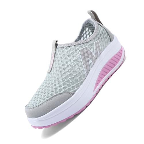 Zapatillas deportivas anchas ortopédicas para exteriores, para niñas, tipo H, de terciopelo, cómodas, para correr, senderismo, verano, calzado, cómodas, informales, cómodas, sin cordones