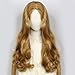 HUNIGIR Blonde Wig M3gan Wig Girls Long Wavy Honey Blonde Cosplay Princess Hair Women Heat Resistant Synthetic Hair for Halloween Costume