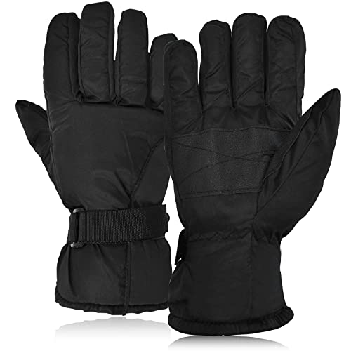 Gants de Ski Homme Femme, Imperméables Thermique Neige Ski Snowboard Cyclisme Motoneige Moufles Chaudes Chauffe-Mains, Gants Snowboard Moto Cyclisme Randonnée pour d'hiver Les Activités Plein Air Cover