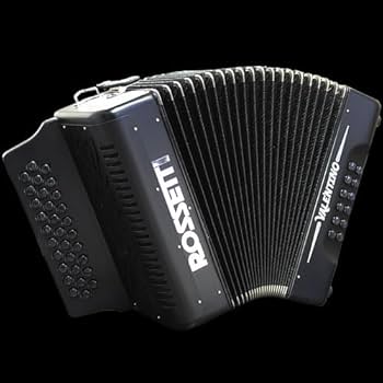 Amazon.com: Rossetti Pro Series Black VALENTINO 31 Button 12 Bass