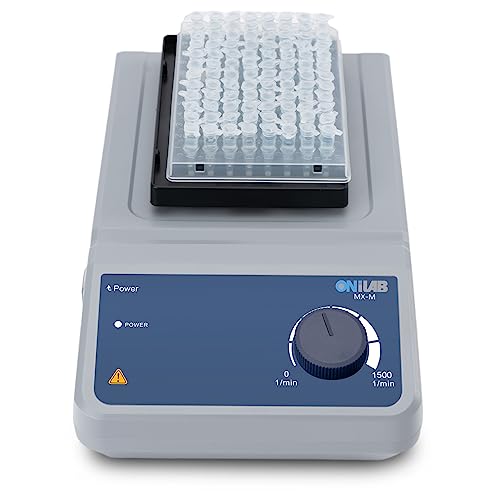 ONiLAB Analog Microplate Mixer,Microplate Shaker，Microplate Vortex Mixer, 0.18" Orbit