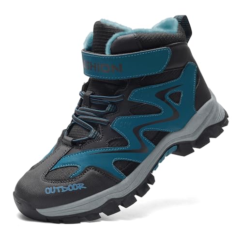 ASHION Winterschuhe Kinder Winterstiefel Jungen Mädchen...