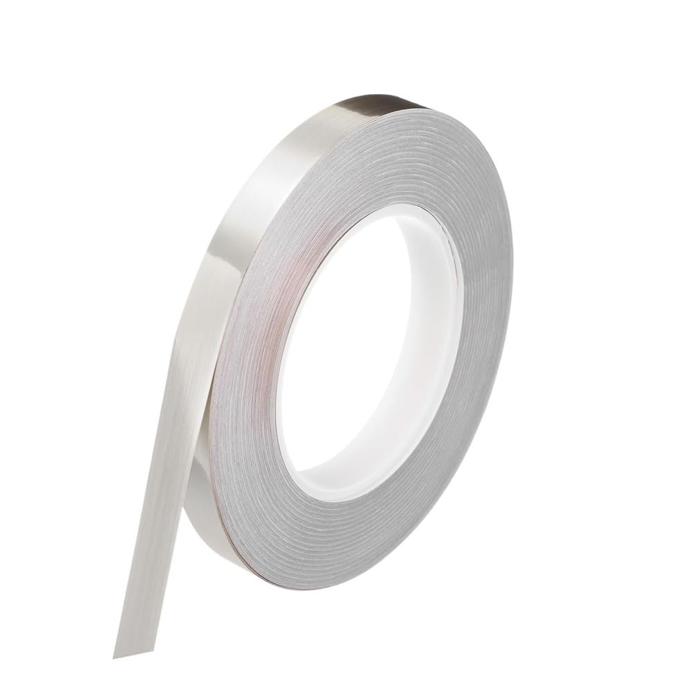 Silver Tape (1CM x 5M) - Self-Adhesive Tiles Gap Foil Line Border Tape| Mirror Finish| DIY Craft| Decorative Floor Sealing Strip, Seam Sticker, Silver Patti for Home, Wall, Ceiling, Cabinet-image-47