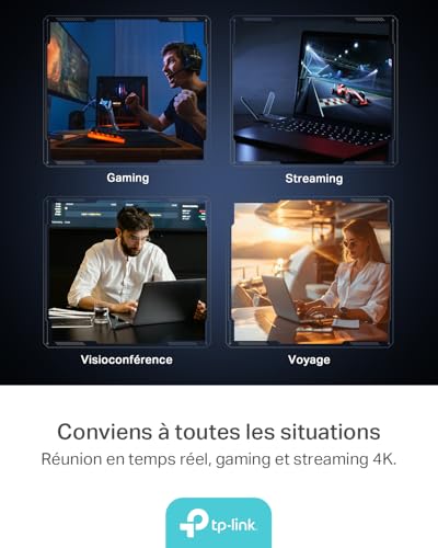 Clé WiFi 7 TP LINK Archer TBE400UH USB 3.0 Antennes à gain élevé 2880 Mbps - vue 9