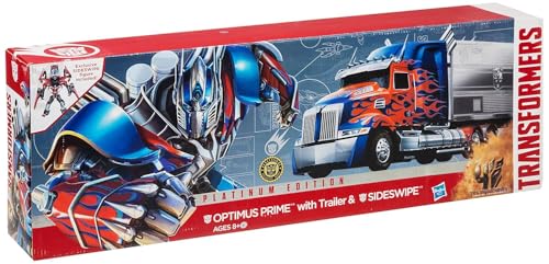 Image of Toys Uncle Figure (Transformer Platinum Edition Optimus Prime with Trailer & Sideswipe)
