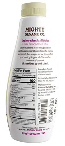 Mighty Sesame Co. Mighty Sesame "Whole Seed" Creamy & Ready Squeezable Tahini Paste thumb #4