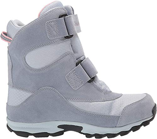 Columbia Unisex-Kid's Youth Parkers Peak Boot Snow, Cirrus Grey/Rosewater, 4 Regular US Big