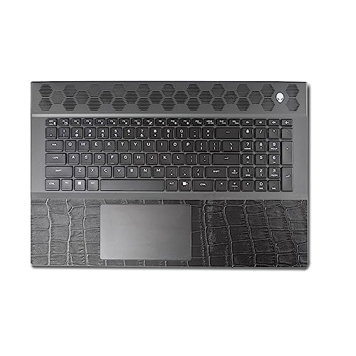 Image of MightySkins Skin Compatible with Alienware M18 R1 (2023) Full Wrap Kit - Black Gator Skin | Protective, Durable, and Unique Vinyl Decal wrap Cover | Easy to Apply & Change Styles | Made in The USA