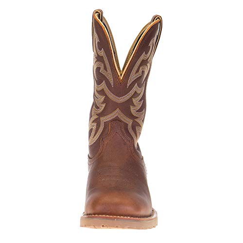 Justin Men's Marshal Whiskey Western Work Boot Square Toe - Wk42012