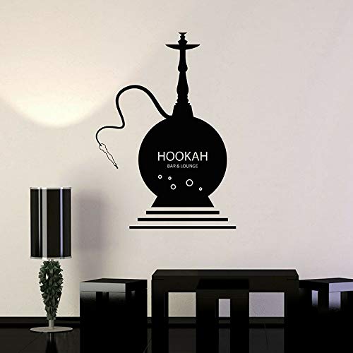 SUPWALS Wandtattoos Shisha Wandtattoo Shisha Bar Raucherzimmer Cafe Lounge Innendekor Tür Fenster Vinyl Aufkleber…