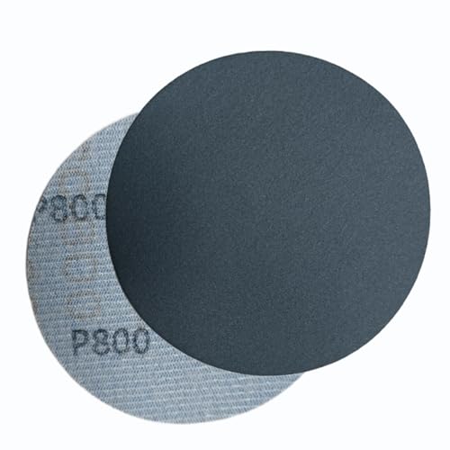 HOTCKB 60 Pièces Papier Abrasif Humide et Sec 75mm Disque à Poncer Grain 800 Auto-agrippant Rond Papier de Verre