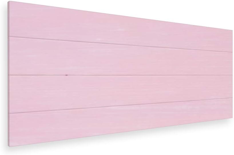 LA WEB DEL COLCHON - Cabecero de Madera Rústico Vintage para Cama de 90 (100 x 44 cms.) Rosa Palo  | Cabeceros Madera | Dormitorio Matrimonio | Cabezal Cama |Estilo nórdico