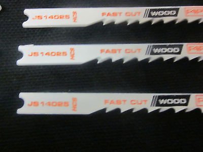 100pc JIG Saw 4" 6-TPI Wood Cutting Jigsaw Blades U144 Fast Cut SOFTWOOD Plywood