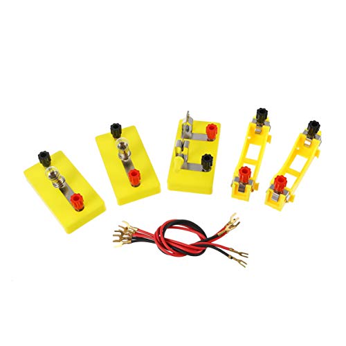 VILLCASE FÃ­sica CiÃªncia LaboratÃ³rio Circuito BÃ¡sico Aprendizagem Kit de IniciaÃ§Ã£o CientÃ­fica