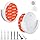 Round Camera Wall Mount Bracket with Screws Fit for Nanit Flex Multi-Stand/Nanit Pro Smart Baby Monitor, Portable Electronic Device Mount to Provide a Top-Down View of the Crib, 2 Pcs White