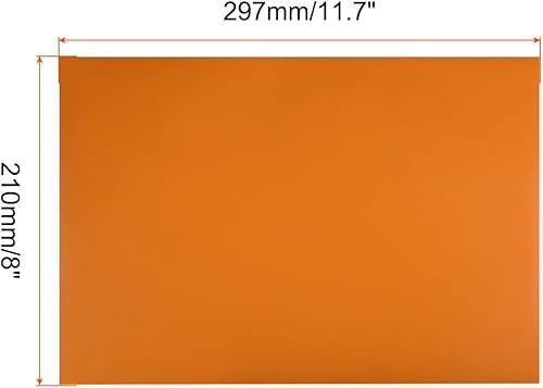 Miniatura 10 de Rebower Tablero magnético de hoja magnética de borrado en seco, 11.7 x 8 pulgadasrojopaquete de 2