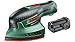 Price comparison product image Bosch Home and Garden Battery-Operated Multi-Sander with Charger Adapter for Dust Extraction, 3 Sanding Sheets and 104-cm² Sanding Surface, 060397690A