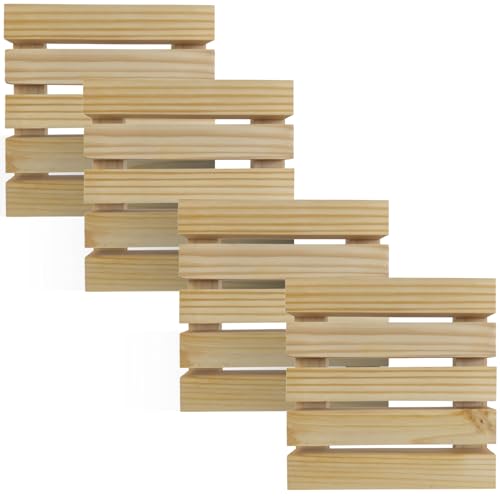 Tudo Jardim, 4 Deck Madeira Modular Reforçado Pinus 30x30 Natural...