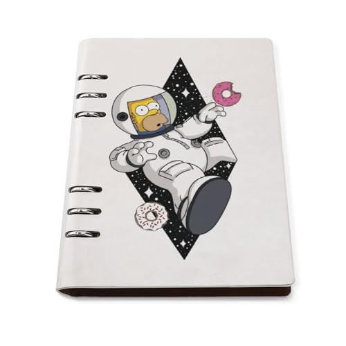 ノート ザ・シンプソンズ メモ帳 バインダーノート A5 6穴 90枚 てちょう ハードカバー メモ ンダー A5サイズ 横罫線 ??本 文房具 オフィス用品 ルーズリーフ 学生 キャンパス おしゃれ プレゼント 贈り物