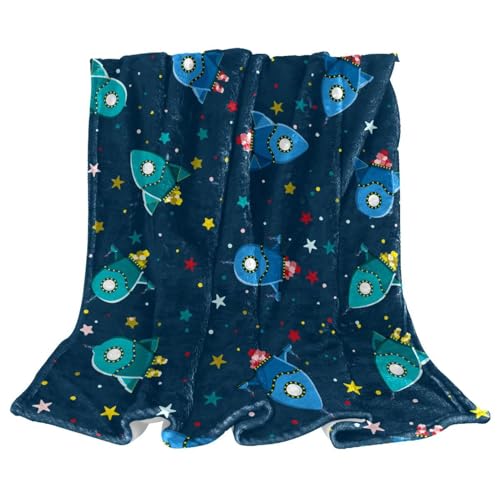 Couverture de lit univers spatial contre le froid au bureau - 2