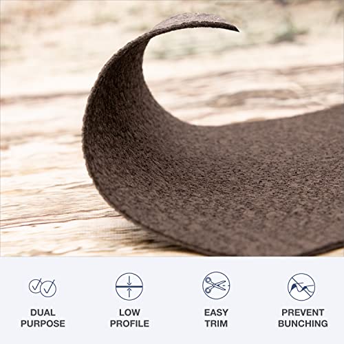 Slip-Stop Premium Low Profile Non-Slip Rug Pad for Area Rugs and Runner Rugs, USA-Made Gripper Rug Pad Keeps Rugs in Place On Carpet and Hardwood Floors 2 x 4 ft