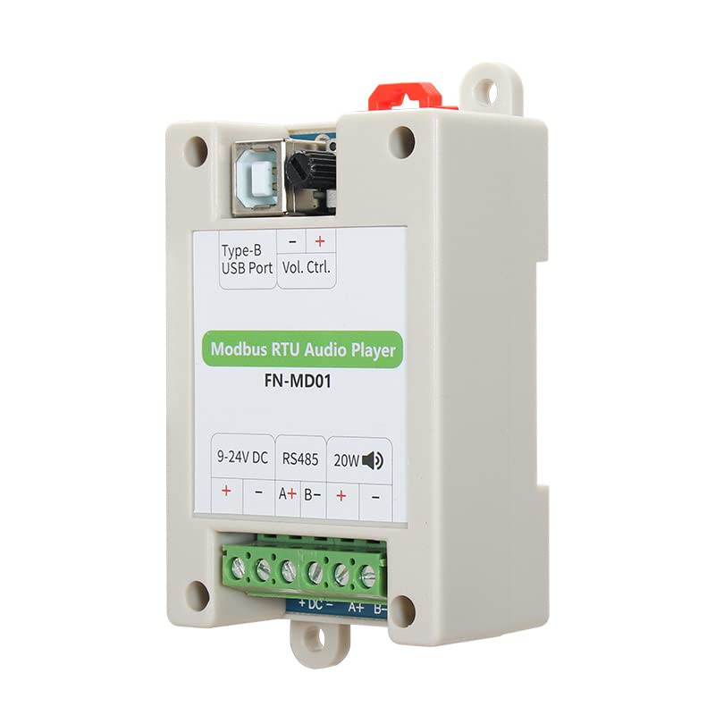 FN-MD01 Modbus RTU Reproductor de audio con amplificador de 20 W disponible en Yaxa Peru