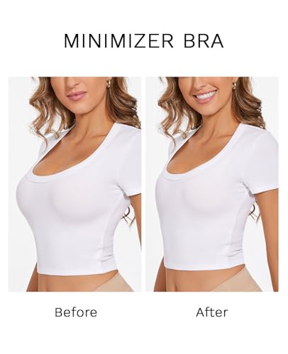 Plusfree Minimizer Bras for Women with Underwire Support