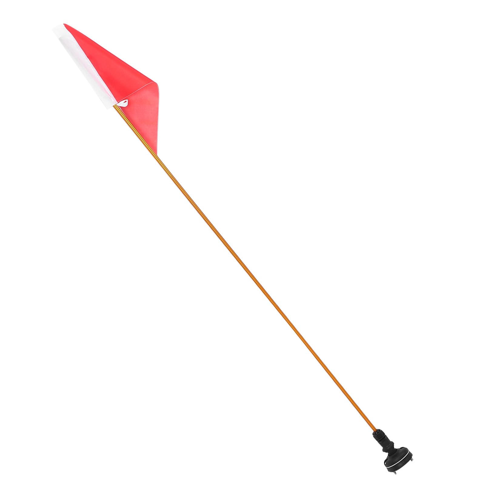 MERRYHAPY Kit Bandiera Sicurezza Kayak Asta Portabandiera Multifunzione, Supporto Stabile 4 Piedi, Accessorio visibilità per Barche e Canoe, Facile da Installare e Trasportare