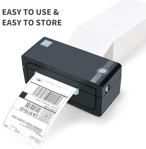 L LIKED 500 Fanfold 4" x 6" Direct Thermal Shipping Labels, with Perforated Line for Thermal Printers - Compatible with Zebra & Rollo Printer image 5