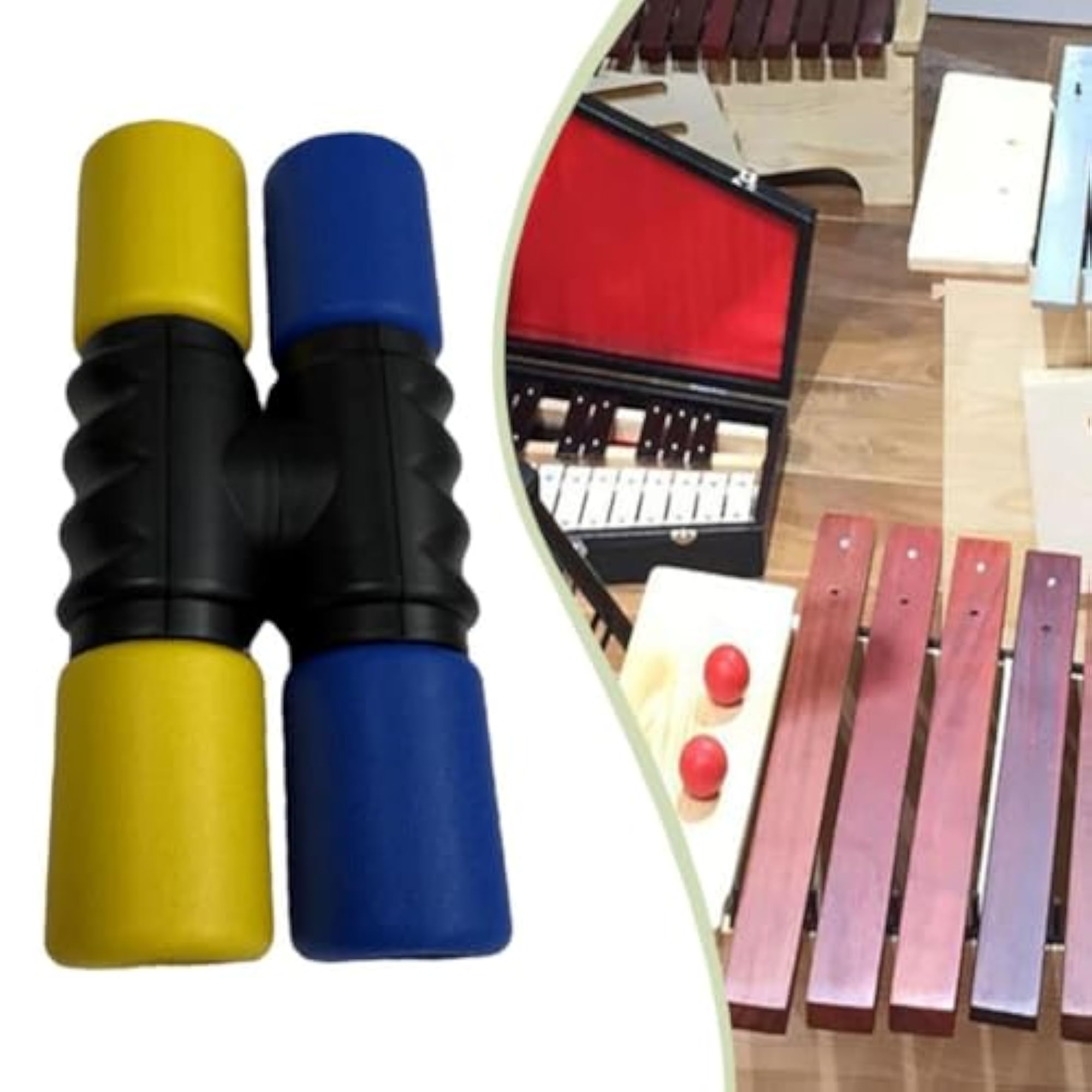 2Pcs Rhythm Shaker Percussion Instruments for Parties