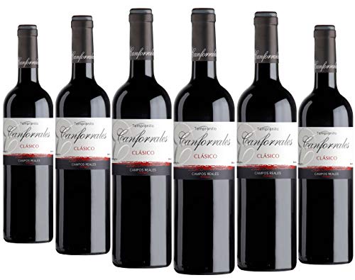Canforrales Clásico Tempranillo Vino tinto -Paquete de 6x750 ml - Total: 4500 ml