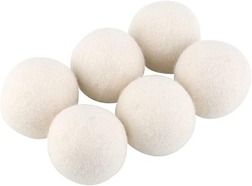 6 Pezzi Palline Per Asciugatrice, Diametro 5cm, Ammorbidente Naturale, Riutilizzabile