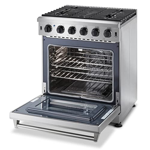 Thor Kitchen 30" Stainless Steel Gas Range Oven With 5 Burner Lrg3001U #TOP1