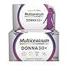 Multicentrum Donna 50+ Integratore Multivitaminico completo, con Magnesio, Vitamina A, D, B12, Calcio, per combattere stanchezza e affaticamento per Donne oltre 50 anni, 100 Compresse