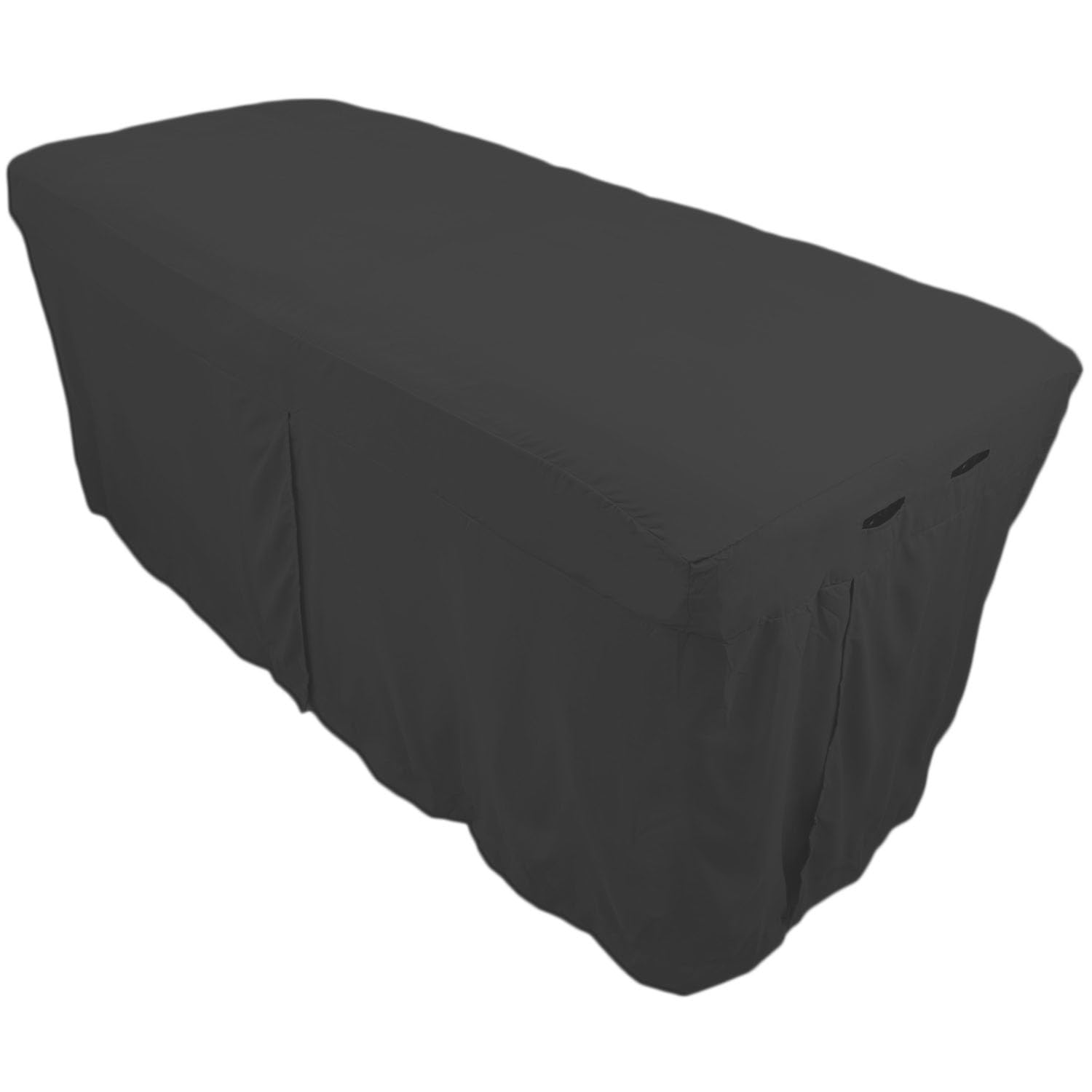 Microfiber Massage Table Skirt by Body Linen - Massage Table Bed Skirt to Fit Standard Size Massage Tables - Lightweight, Super Soft and