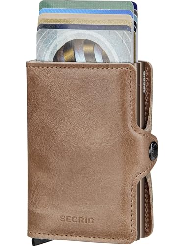 Secrid Twinwallet Vintage Taupe Wallet, taupe, 10,2 x 7 x 2,5 cm, Modern3