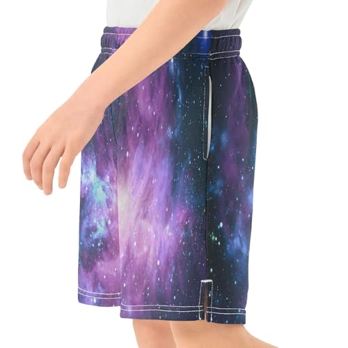 Boys Athletic Shorts Size 7-15 Boys' Casual Shorts with Pockets Elastic Waist Summer Kids Bottom for Sports Homewear2