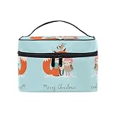 2.La bolsa de cosméticos tiene 1 bolsa principal de gran capacidad, dentro de 3 bolsillos y 4 bolsas elásticas y una bolsa de red con cremallera.