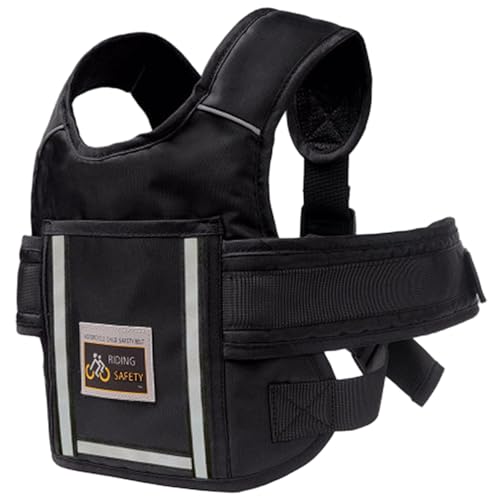 Blablablalu Kids Motorcycle Harness Breathable Adjustable Anti-Drop Safety Protective Motorcycle...