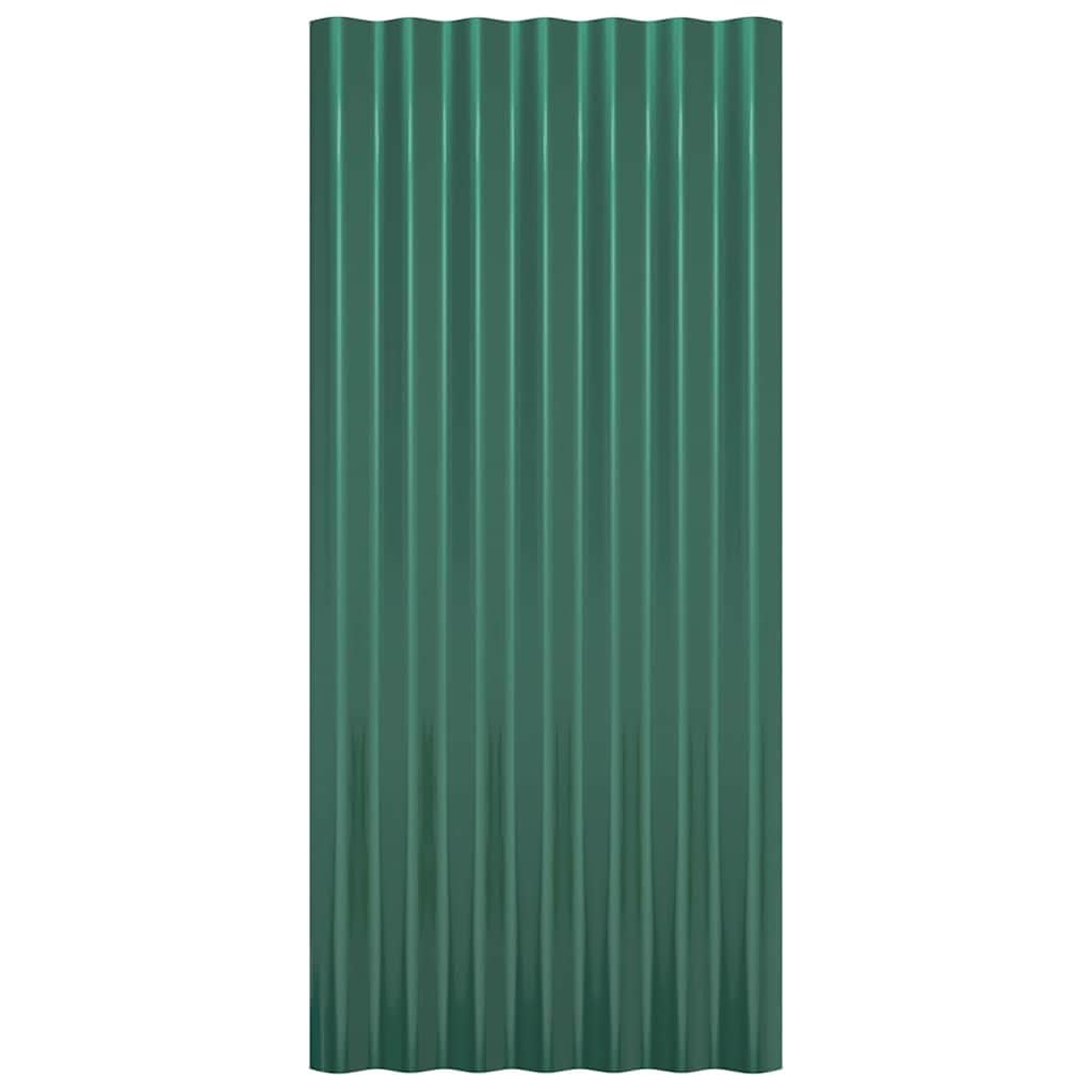 Paneles de techo (36 unidades, acero galvanizado, 80 x 36 cm)